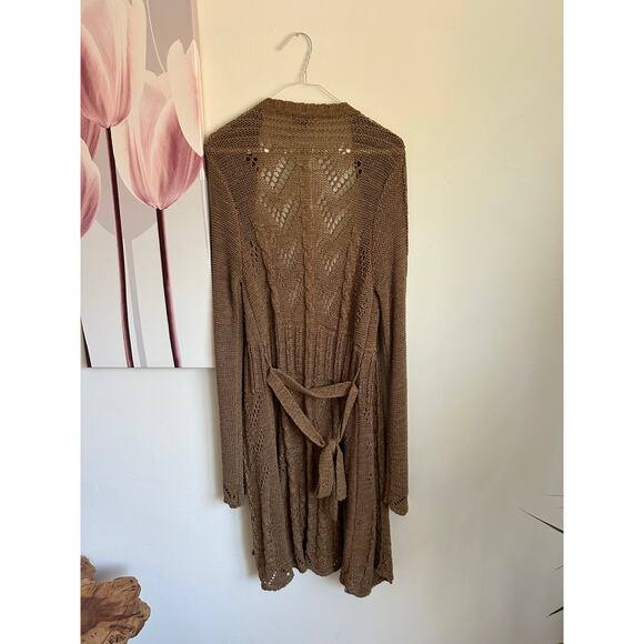 BCBGMAXAZRIA Gorgeous Long cardigan Size L - Picture 3 of 4